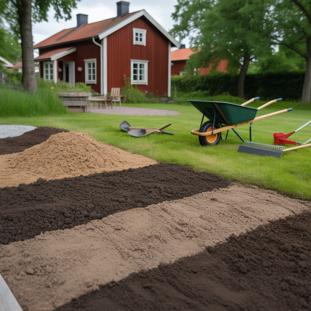 1.Vilken jordtyp ar bast for att jamna ut en ojamn tomt