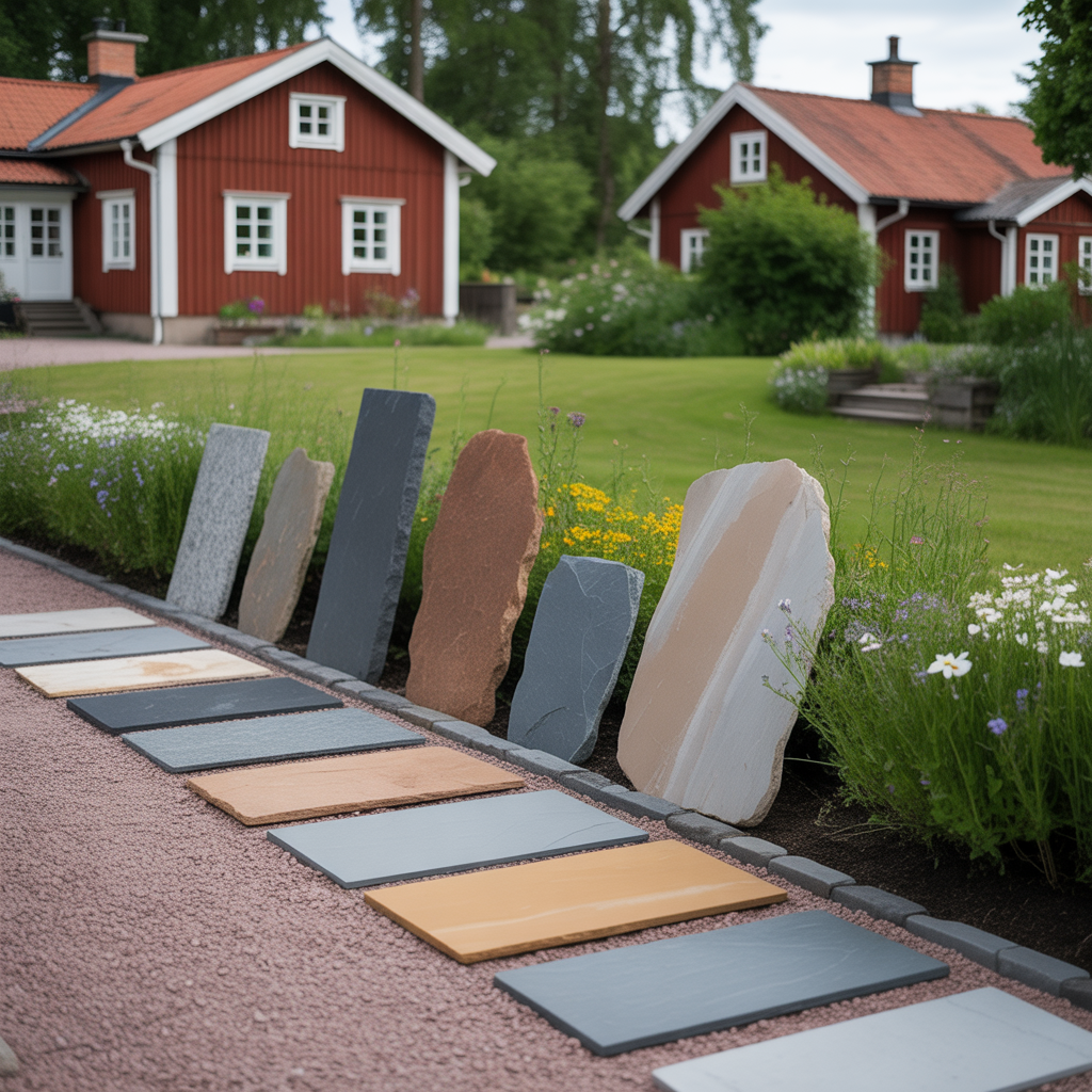 4.Sa valjer du ratt sten for tradgardsanlaggning