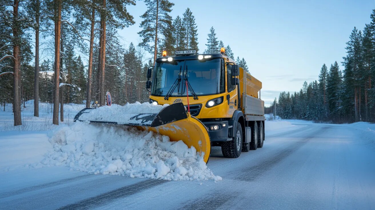 Snöröjning, plogning, vinterunderhåll