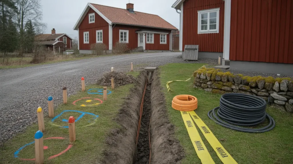 gr va s kert p tomten ledningskollen ledningsanvisning och uts ttning s undviker du dyra skador