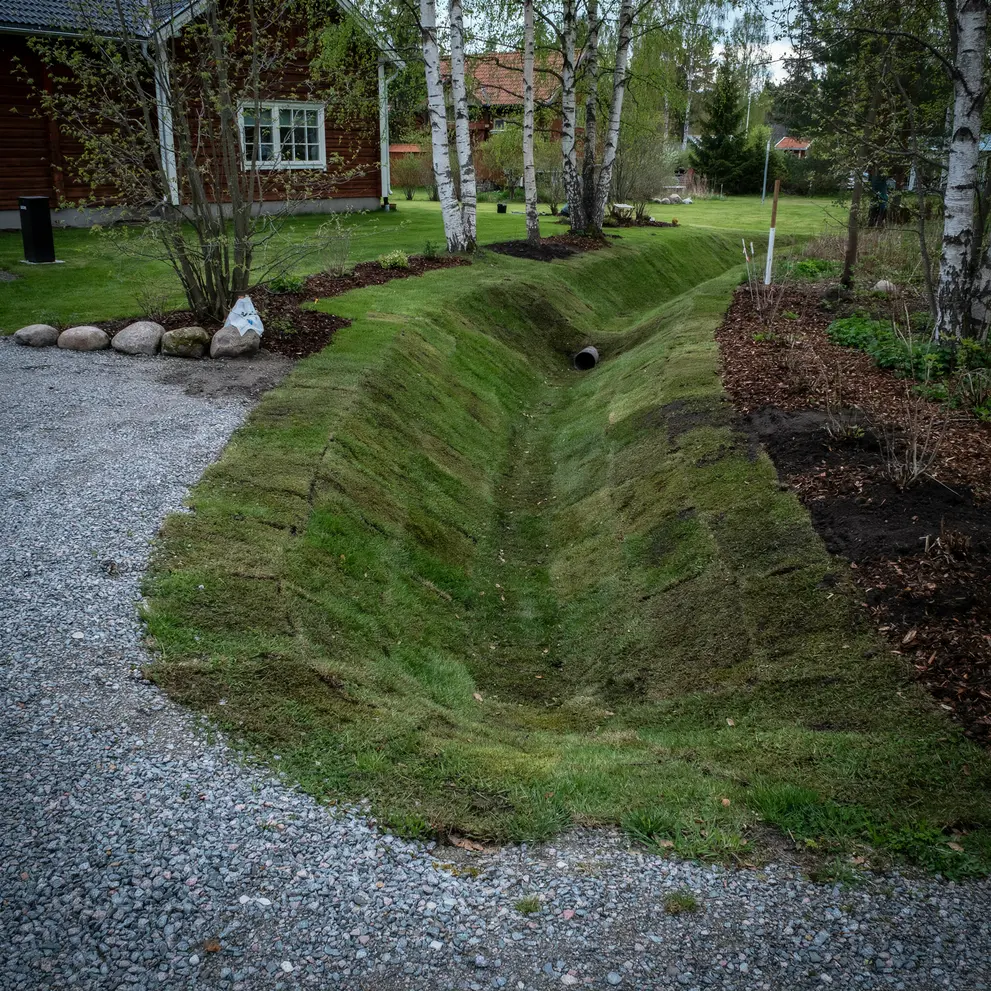 dikning rensning av diken hasselby stockholm